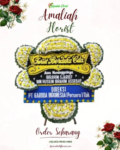 Papan Bunga Duka di Sermaf
